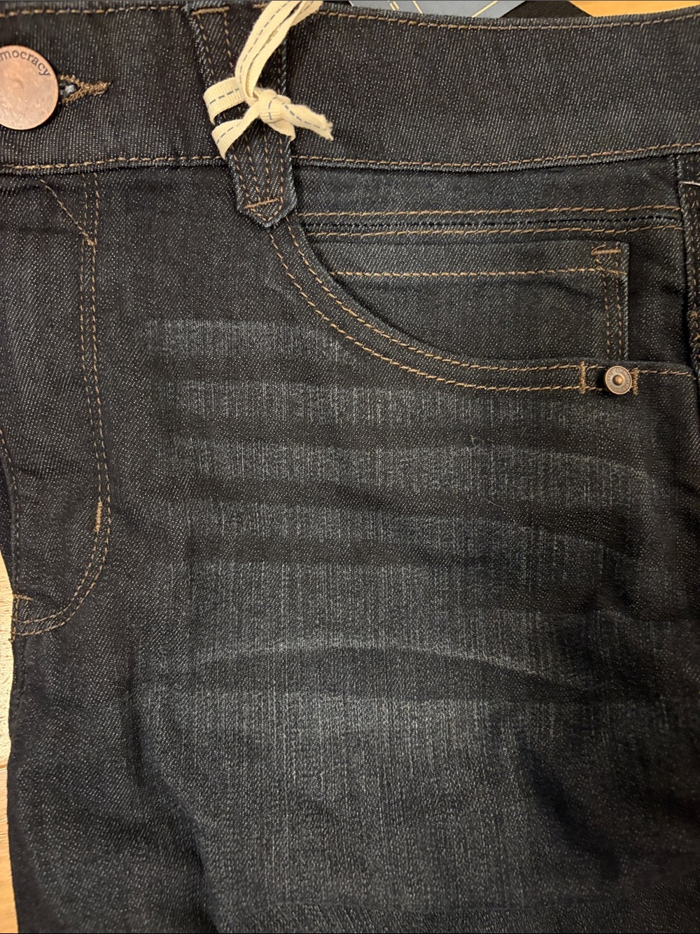 Democracy Absolution Core Essential Dark Blue Booty Lift Jegging (size 12) - Picture 5 of 9